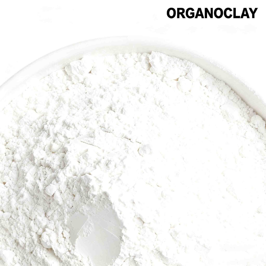 organic clay requiring polar activator for dispersion