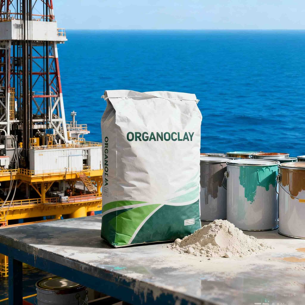 Gelling agent organoclay for oilfield