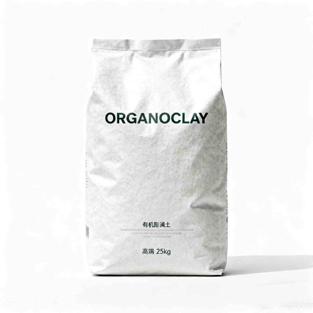 Organic clay for drilling mud rheology control