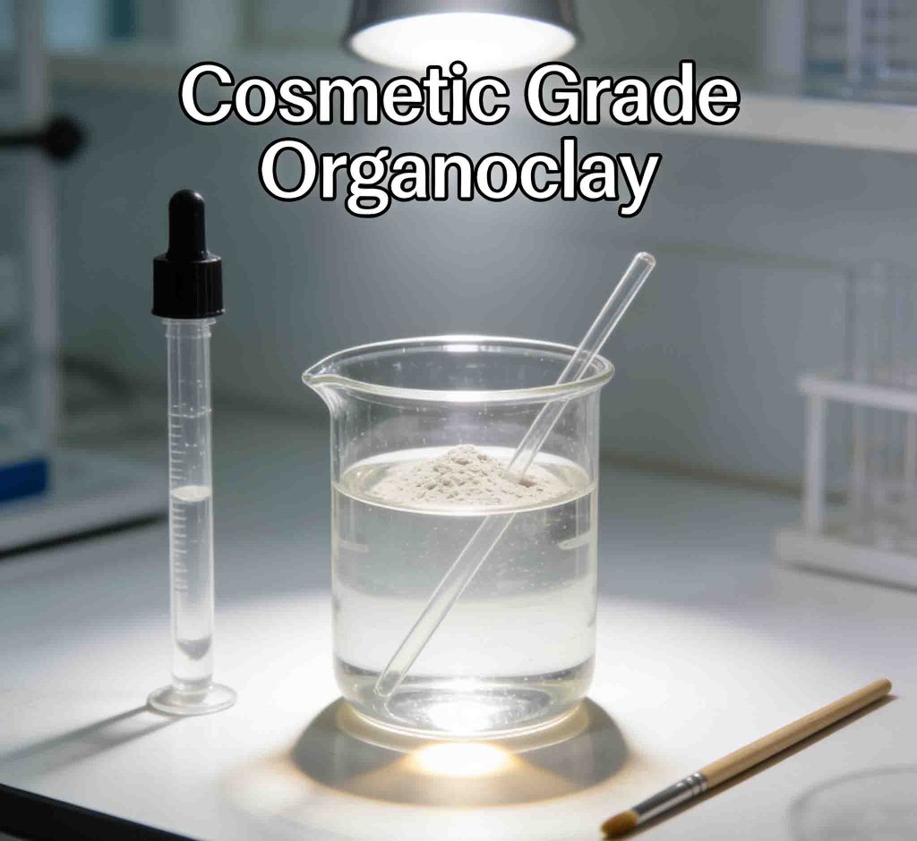 Organoclay thickener for cosmetics and personal care products