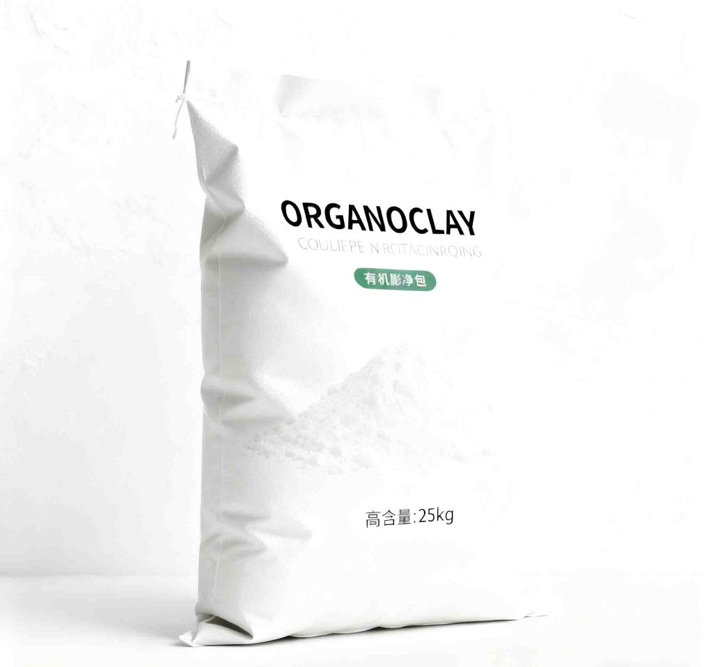 Organophilic clay for sealants and adhesive systems