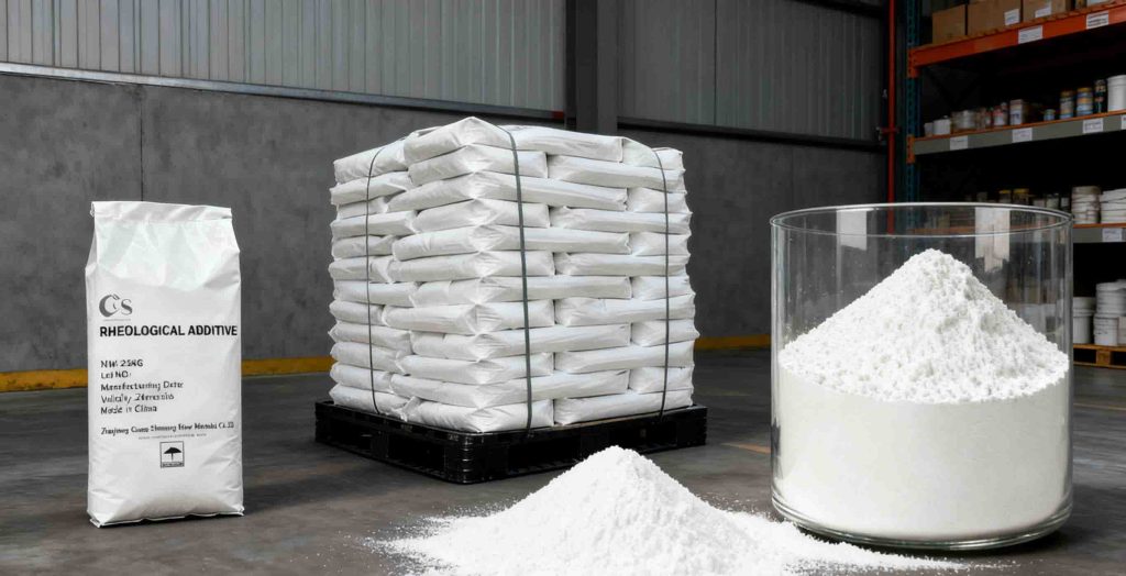 organic clay for clear gel formation in coatings